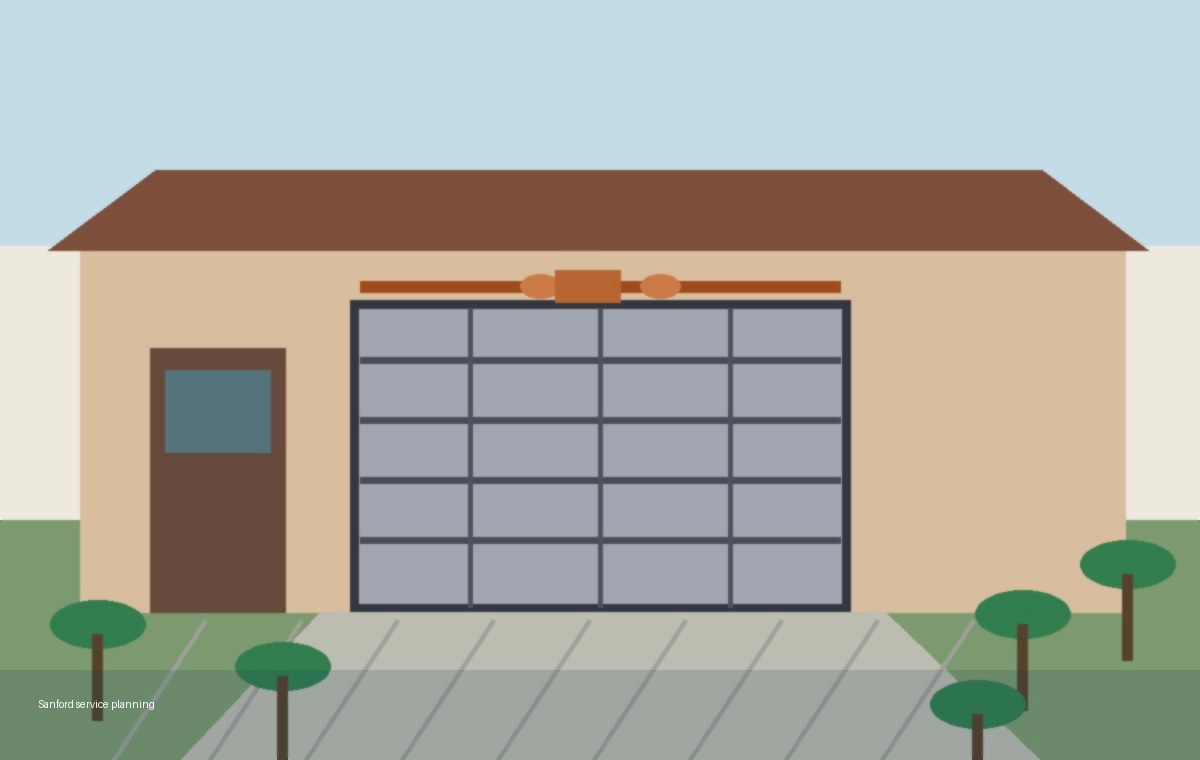 Garage door torsion spring gap check at a Pearland home
